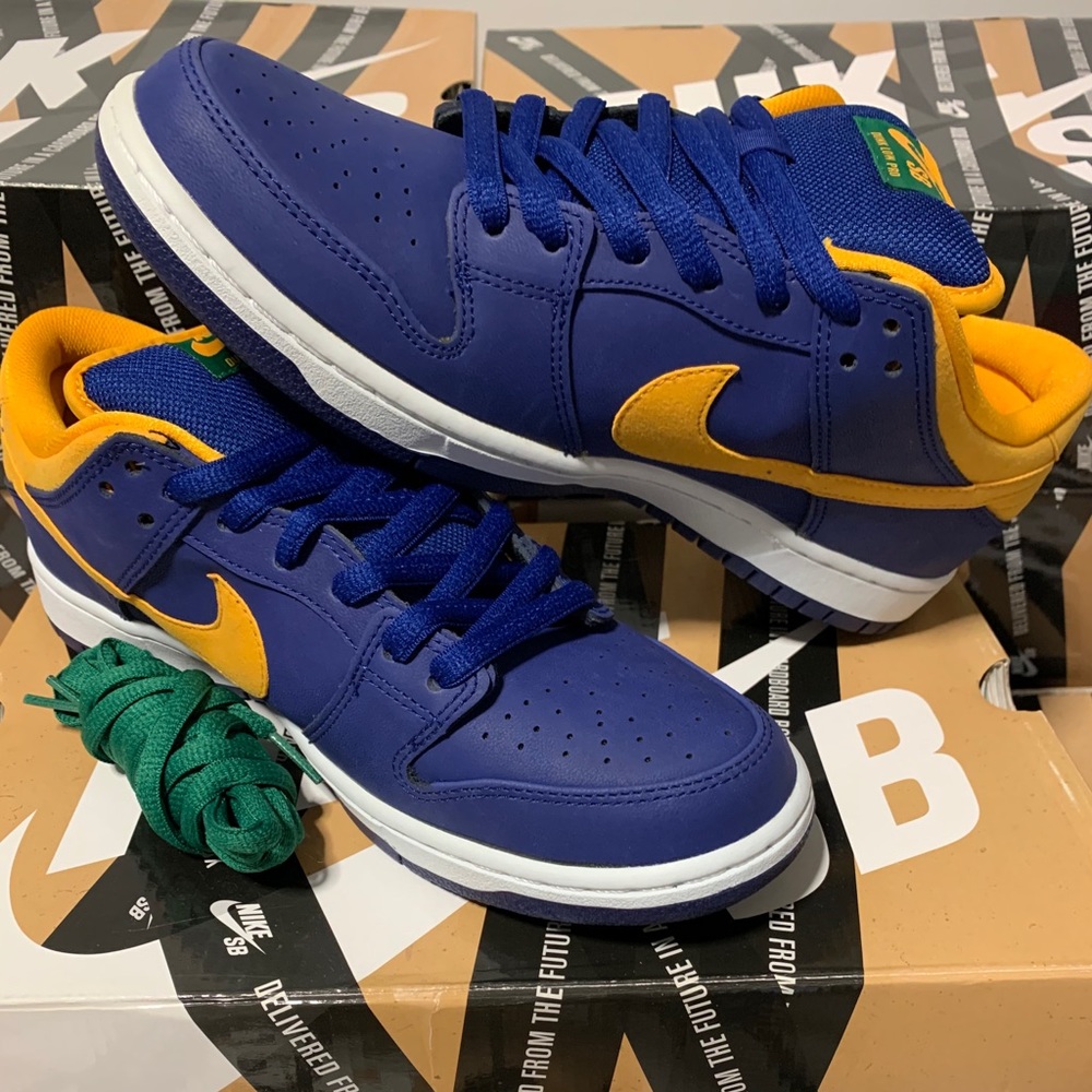 Nike SB Dunk Low Royal BL Brazil Sz 9.5 RARE 🔥